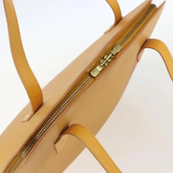 LOUIS VUITTON Epi Lussac Shoulder Bag Yellow M52289 LV Auth 159707